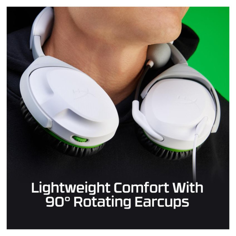 Hyperx HEADSET HYPERX CLOUDX STINGER2/WHITE/GREEN 75X28AA HYPERX