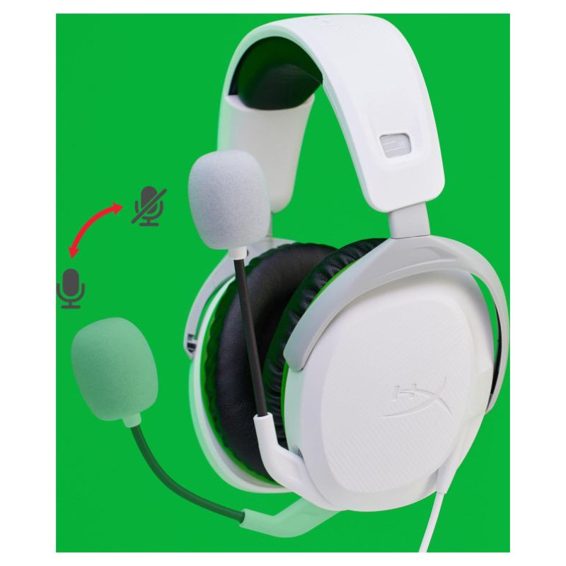 Hyperx HEADSET HYPERX CLOUDX STINGER2/WHITE/GREEN 75X28AA HYPERX