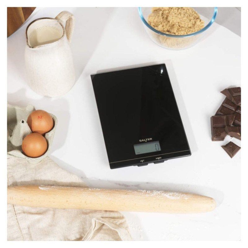 Salter SA00450BCFEU12 Glass Electronic Kitchen Scale