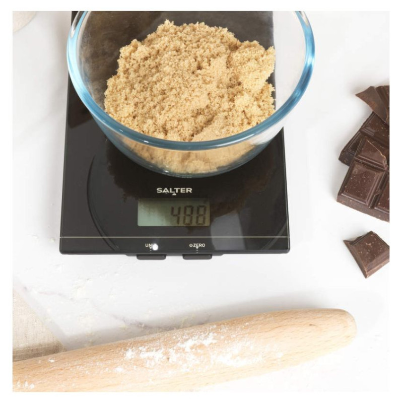 Salter SA00450BCFEU12 Glass Electronic Kitchen Scale