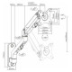 Gembird Monitora stiprinājums Gembird Adjustable Wall Display Mounting Arm 27”