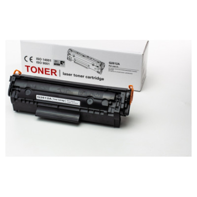 HP Q2612A/FX-10 (F1EU) | Bk | 2K | Toner cartridge for HP Q2612A-F1EU-TONER-CARTRIDGE