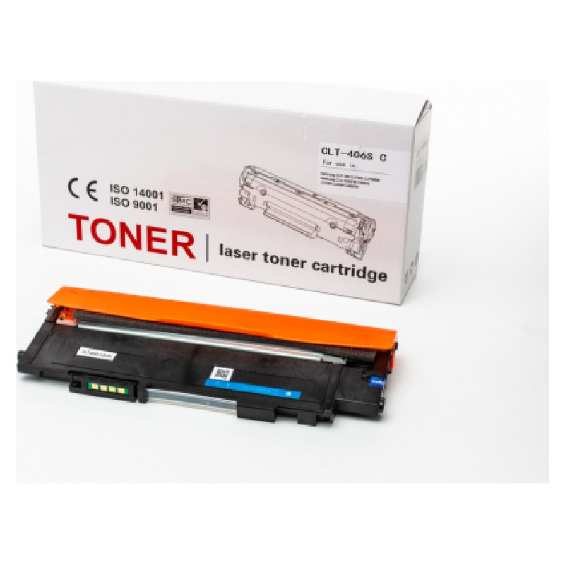 Samsung CLT-C406S (F1EU) | C | 1K | Toner cartridge for Samsung CLT-406SC-F1EU-TONER-CARTRIDGE