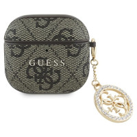 Guess 4G Strass Charm Case for AirPods 4 - Brown