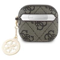 Guess 4G Strass Charm Case for AirPods 4 - Brown