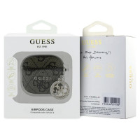 Guess 4G Strass Charm Case for AirPods 4 - Brown