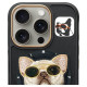 Nimmy Glasses Cool nag MagSafe case for iPhone 16 Pro Max - black