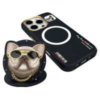 Nimmy Glasses Cool nag MagSafe case for iPhone 16 Pro Max - black