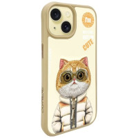 Nimmy Cool&Cute 2.0 Cat Case for iPhone 15 - Beige
