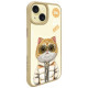 Nimmy Cool&Cute 2.0 Cat Case for iPhone 15 - Beige