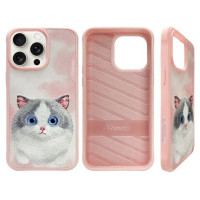 Nimmy Big Eyed Pet 2.0 Cat Case for iPhone 15 Pro Max - Pink