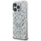 Karl Lagerfeld IML Karl Script Pattern MagSafe Case for iPhone 16 Pro - White