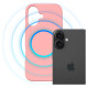 3Mk Protection 3mk Hardy MagSilicone Case for Apple iPhone 16 - Pink