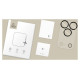 Tech-Protect Cam Fit+ Camera Cover for iPhone 17 Pro Max - Clear