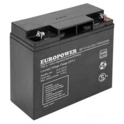 EMU BATTERY 12V 17AH VRLA/EP17-12 EUROPOWER EMU