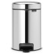 Brabantia atkritumu tvertne ar pedāli NewIcon, 3 l, Brilliant Steel - 113147