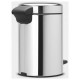 Brabantia atkritumu tvertne ar pedāli NewIcon, 3 l, Brilliant Steel - 113147