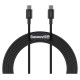 Baseus CATYS-C01 USB-C - USB-C PD QC FCP cable 100W 5A 480Mb/s 2m - black