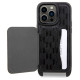 Karl Lagerfeld KLHCP14LCSAKHPKK iPhone 14 Pro 6.1" hardcase black/black Crossbody Saffiano Monogram Ikonik