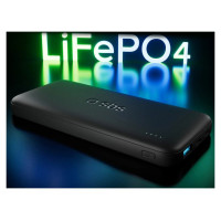 SBS Infinity Power Bank 10000mAh 10W LiFePo₄ USB-A USB-C - Black