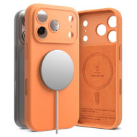 Ringke Silicone Magnetic MagSafe Case for iPhone 17 Pro Max - Orange