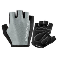 Rockbros S099GR cycling gloves, size M - gray