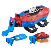 Spider-Man Lomu spēle Blasteris īstu tīklu izšaušanai
