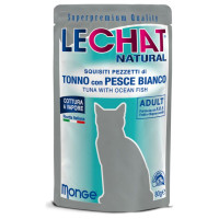 Lechat Natural pouches Tuna with Ocean Fish 80 g - barība kaķiem