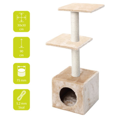 Europet Bernina Nagu asināmais PALAZZO 30x30x90cm bē&scaron;s