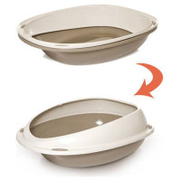 Georplast Atvērtā kaķu tualete ar apmali Shuttle Big 57x40x19 cm, dažādas krāsas