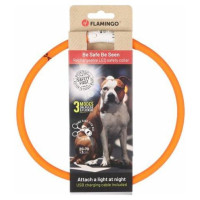 Flamingo LED kakla siksna VISIO oranza 70 cm