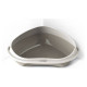 Georplast Atvērtā kaķu stūra tualete ar apmali Shuttle Corner Big 58x48x20,5 cm, dažādas krāsas