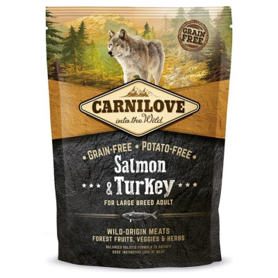 Carnilove Salmon & Turkey Large Breed Adult 1,5 kg barība suņiem