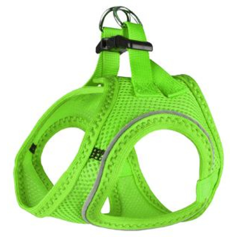 Flamingo kru&scaron;u siksna suņiem BENTO GREEN XS 30-32CM