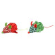 Flamingo rotaļlieta kaķiem CHRISTMAS PLUSH FLIP MOUSE 10CM