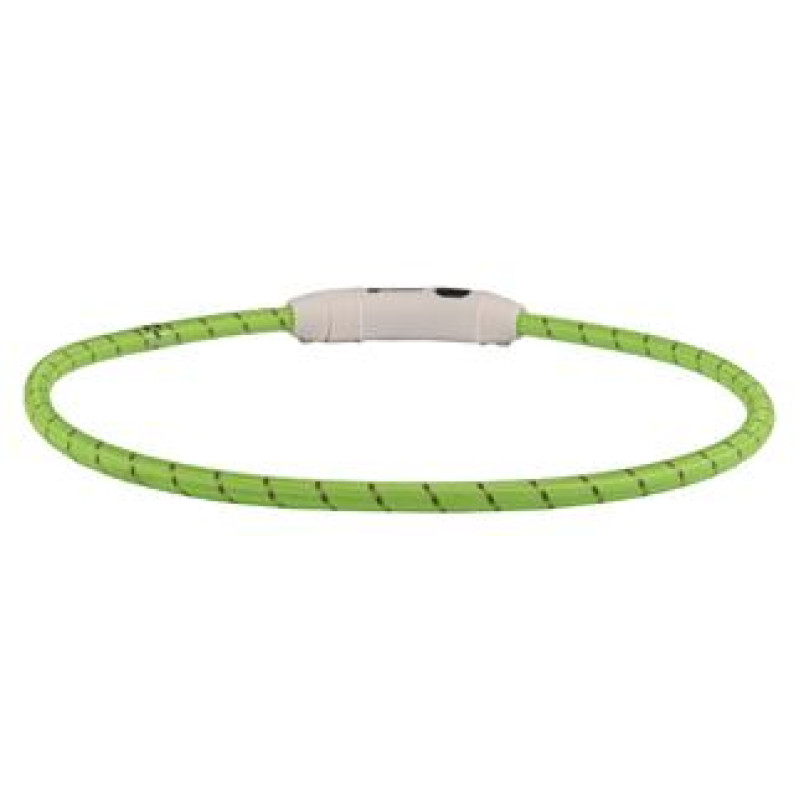 Flamingo LED kakla siksna atstarojo&scaron;a VISIO GREEN