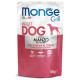 Monge Dog Grill Pouch Multipack Chicken and Turkey, Beef, Codfish 12x100 g