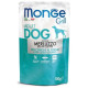 Monge Dog Grill Pouch Multipack Chicken and Turkey, Beef, Codfish 12x100 g