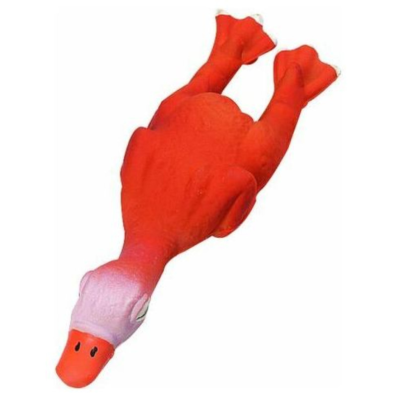 Flamingo lateksa rotaļlieta suņiem SMALL ANIMAL 13 cm