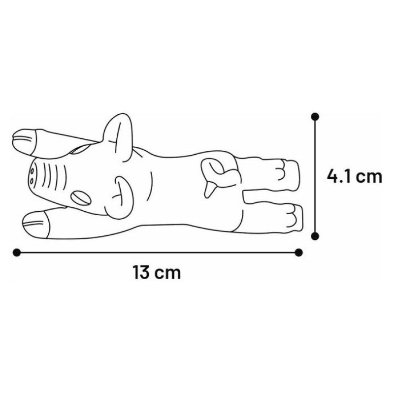 Flamingo lateksa rotaļlieta suņiem SMALL ANIMAL 13 cm