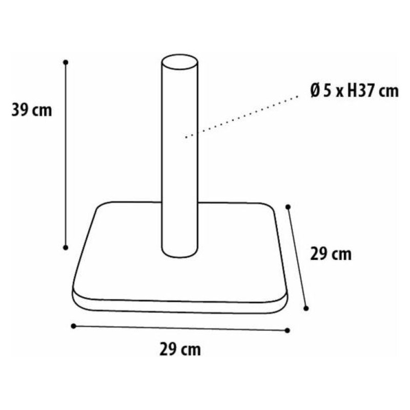 Flamingo nagu asināmais S 29x29x39cm bē&scaron;s