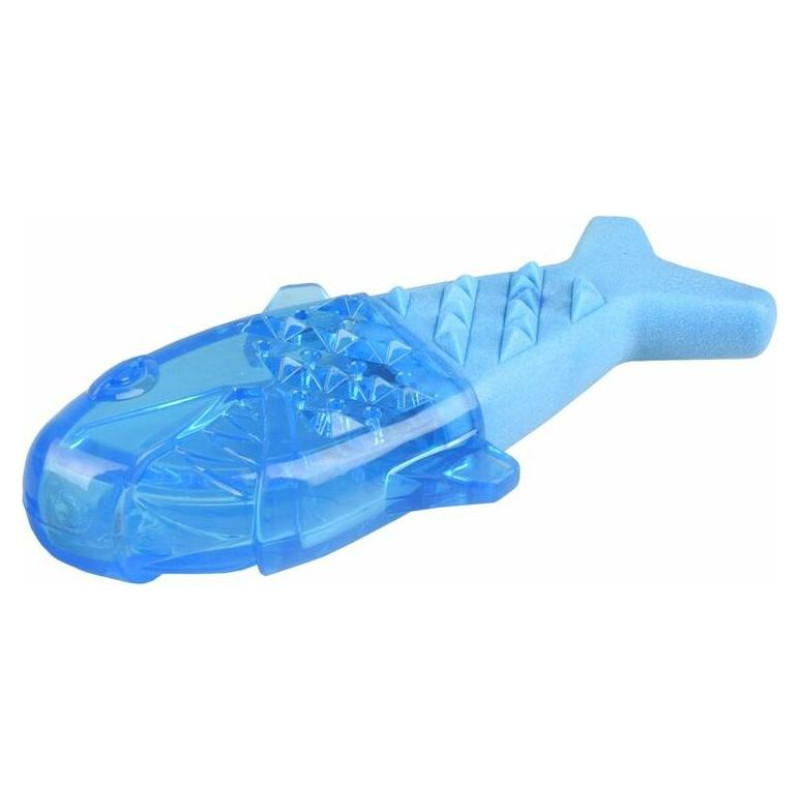 Flamingo SNOWY FISH 18 cm - atvēsino&scaron;a rotaļlieta suņiem