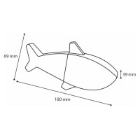 Flamingo SNOWY FISH 18 cm - atvēsinoša rotaļlieta suņiem