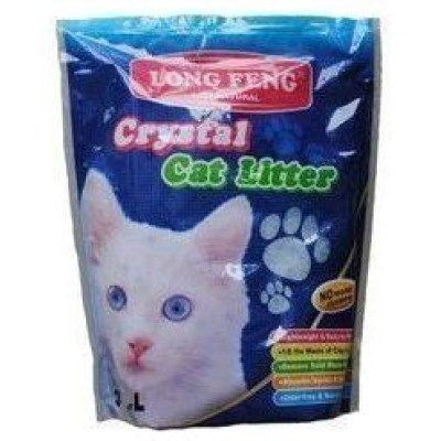 Long Feng Silica gel cat litter Long Feng Lavander 10l - silikona smiltis