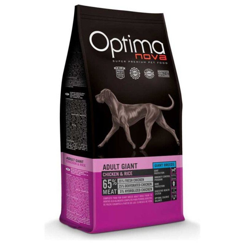 Optimanova Adult Giant Chicken & Rice 12 kg