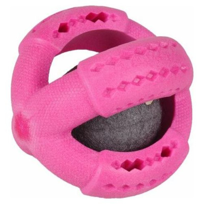 Flamingo rotaļlieta suņiem Dina With ball RASPBERRY PINK 11cm