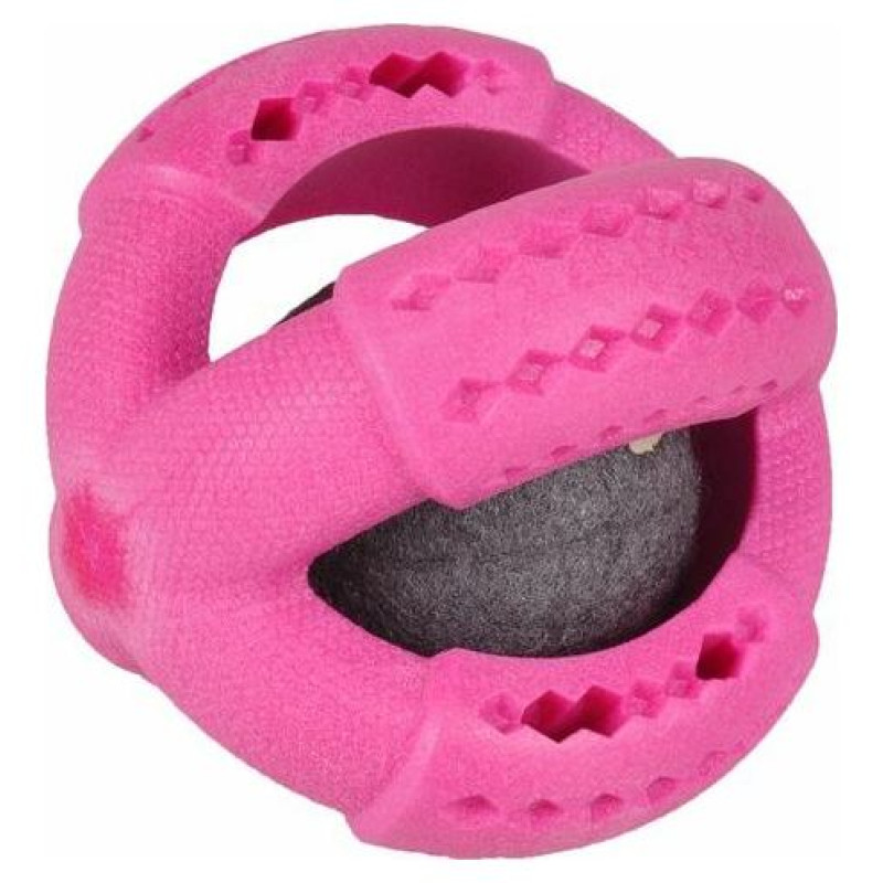 Flamingo rotaļlieta suņiem Dina With ball RASPBERRY PINK 11cm
