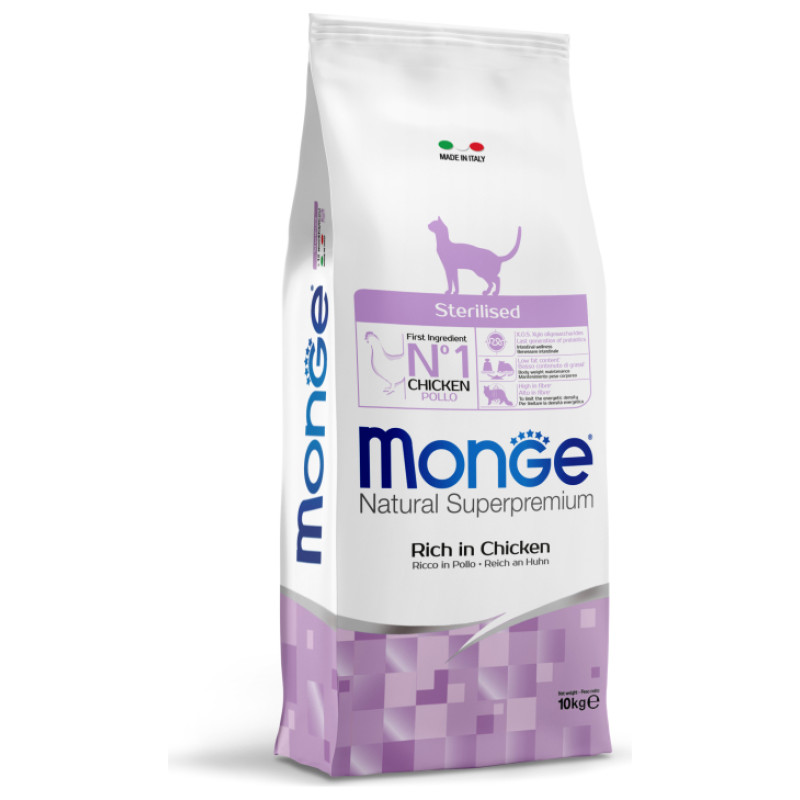 Monge Cat Sterilised Rich in Chicken 10 kg