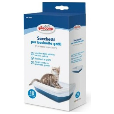 Record Maisiņi kaķu tualetei 50x40x36 cm 10 gab.