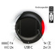 Flexi LED Lighting System with USB black - LED apgaismojuma sistēma inerces pavadām